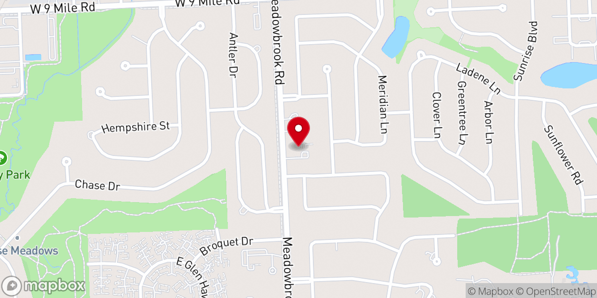 Map showing location of Grace Immanuel Bible Church