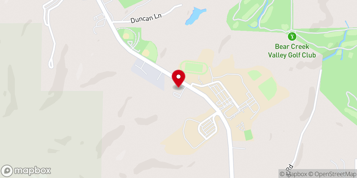 Map showing location of Victory Church