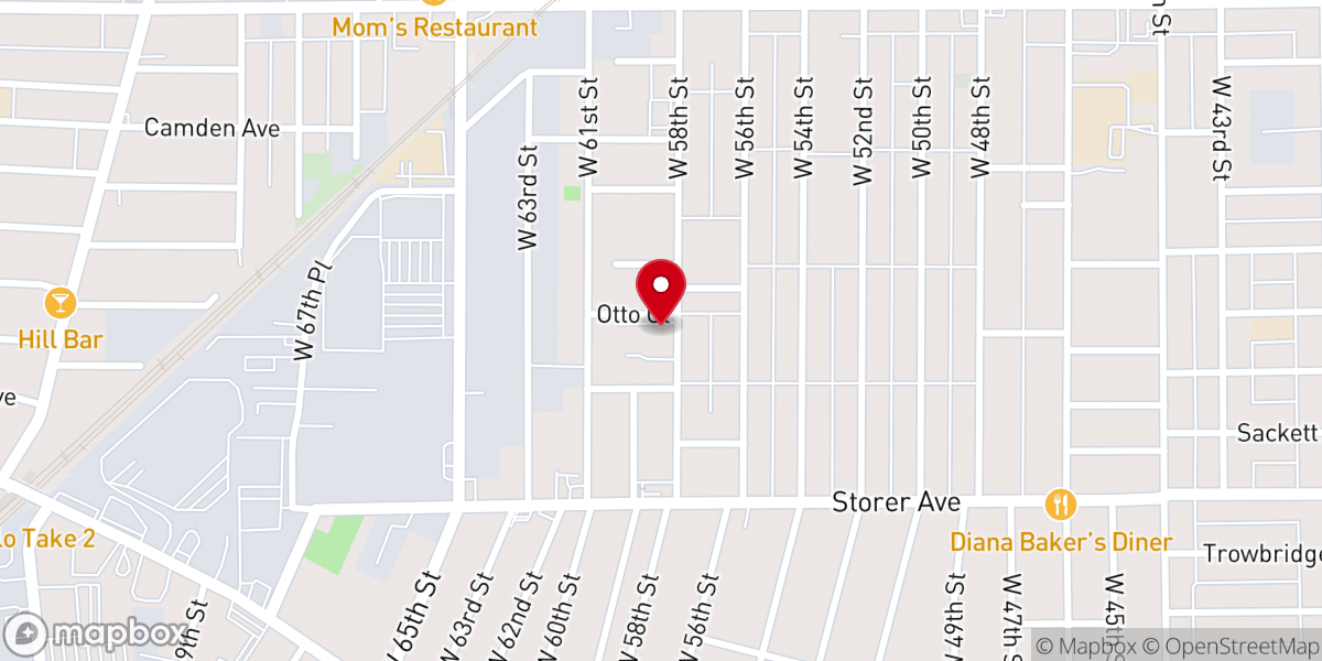 Map showing location of Hope House of Prayer Inc