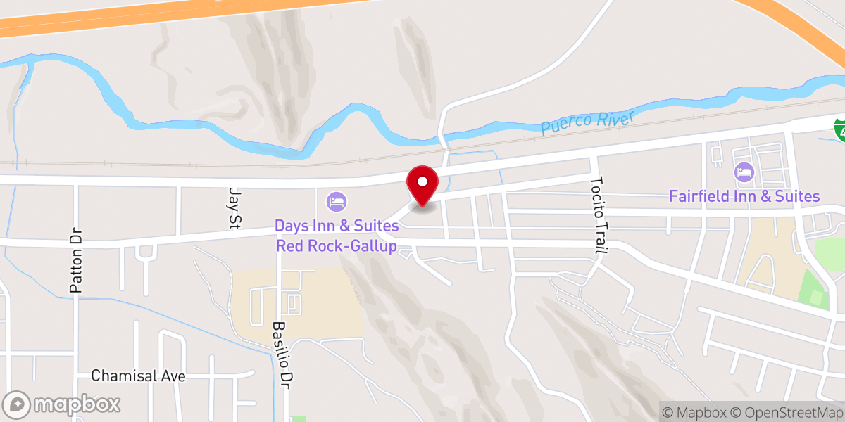Map showing location of Living Springs Fellowship