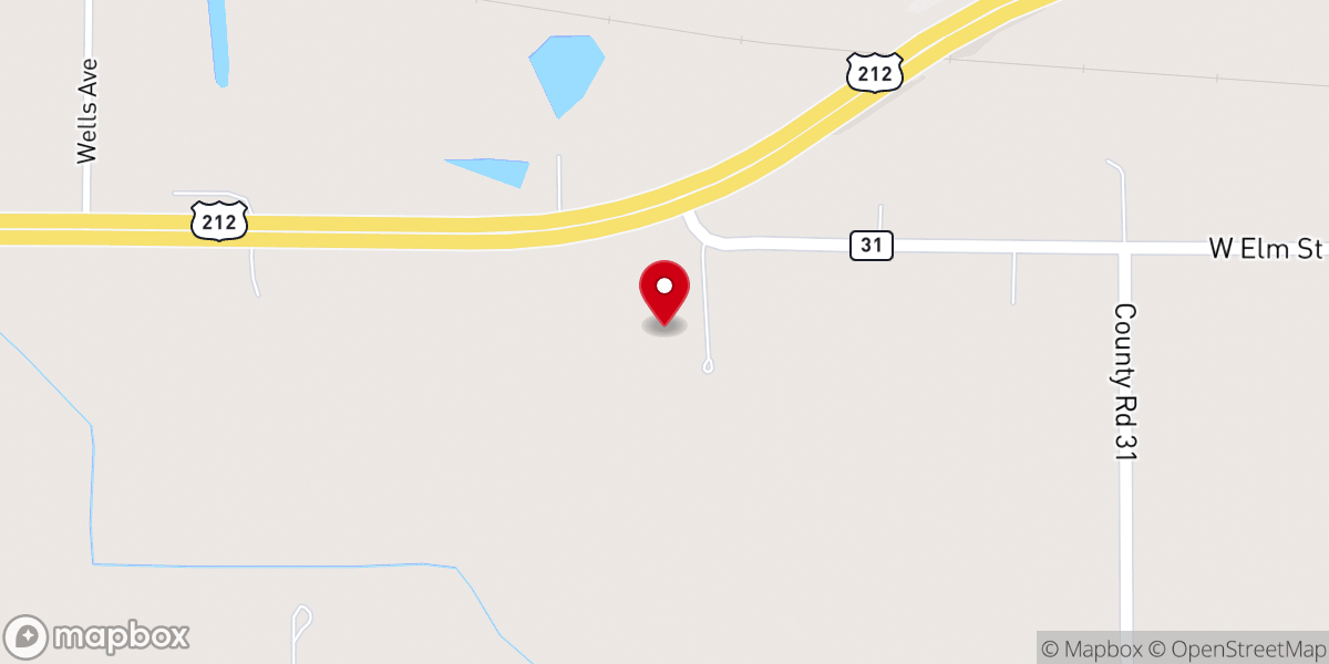 Map showing location of Living Rock Church