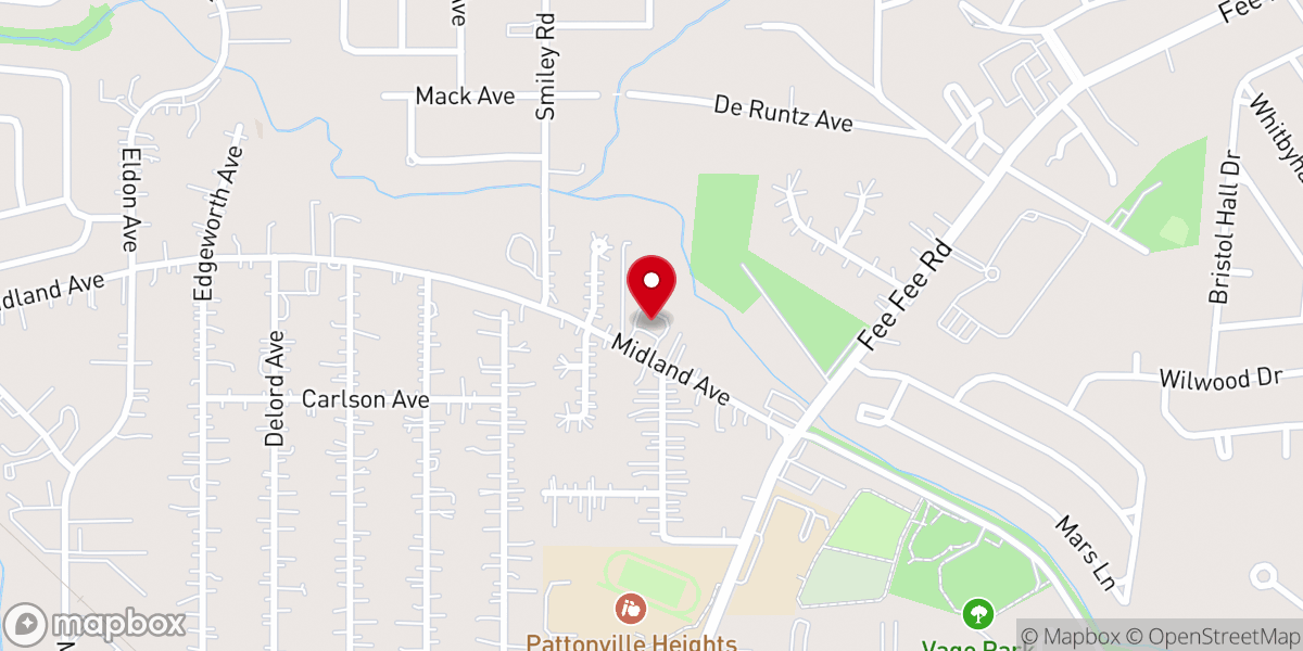 Map showing location of Maryland Heights Church of Christ