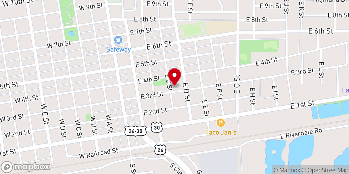 Map showing location of Saint Lukes Catholic Church
