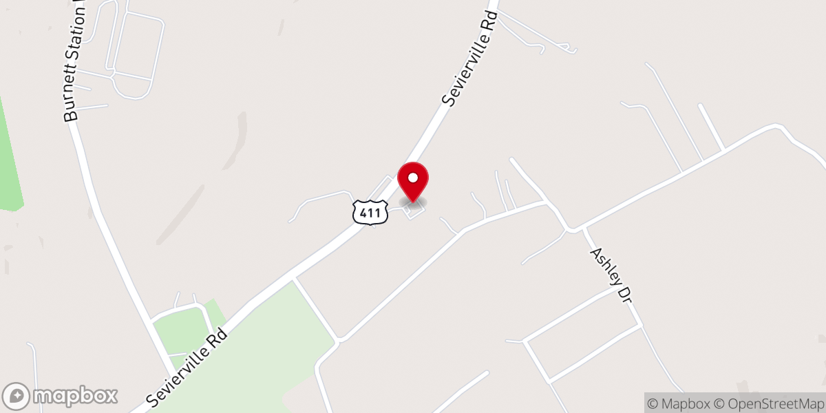 Map showing location of Bethel United Methodist Church