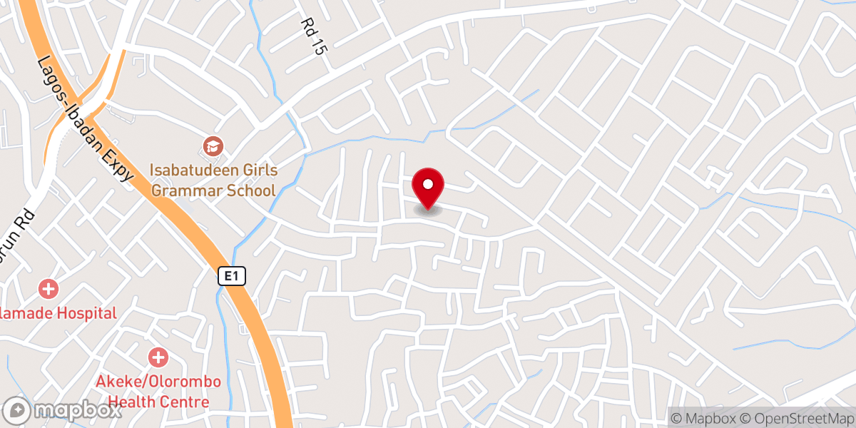 Map showing location of St.Paul's Anglican Church