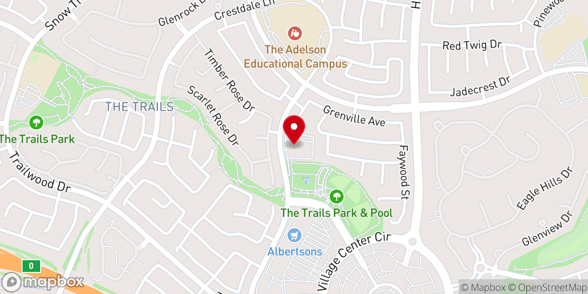 Map showing location of Christ Church Las Vegas (CREC)