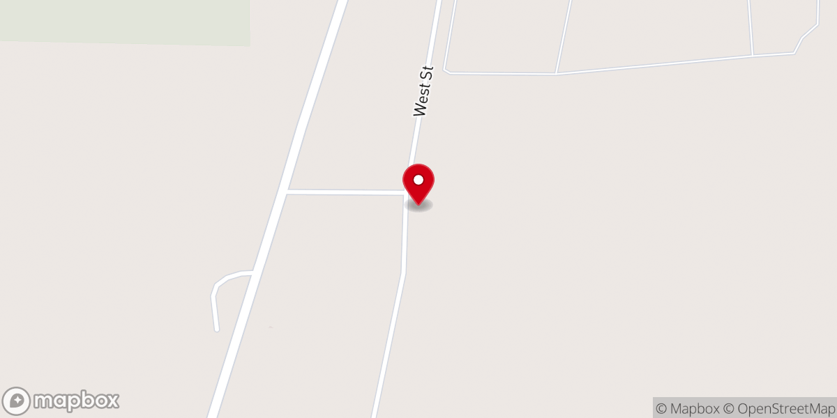 Map showing location of New Harmony Baptist Church