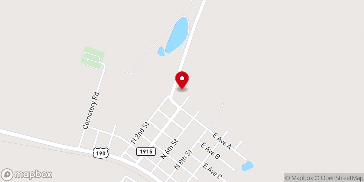 Map showing location of Buckholts Brethren Church