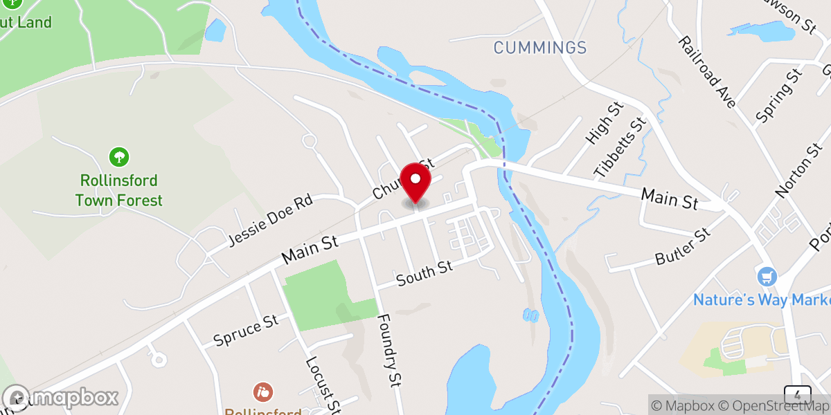 Map showing location of Faith Freedom Fellowship Center
