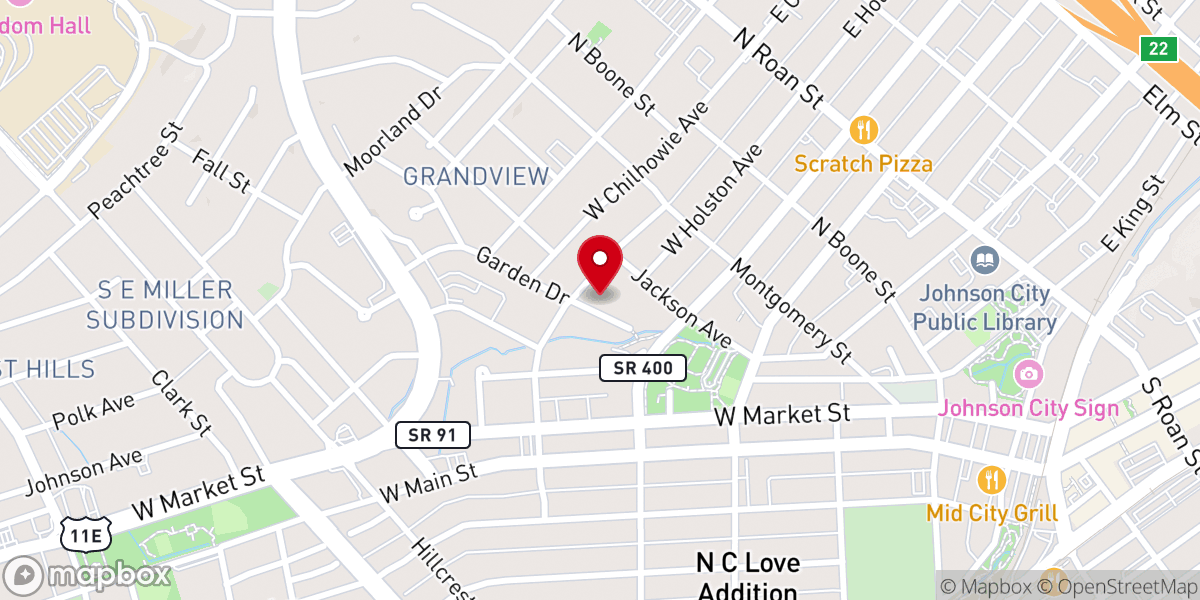 Map showing location of Greater Love Church of God
