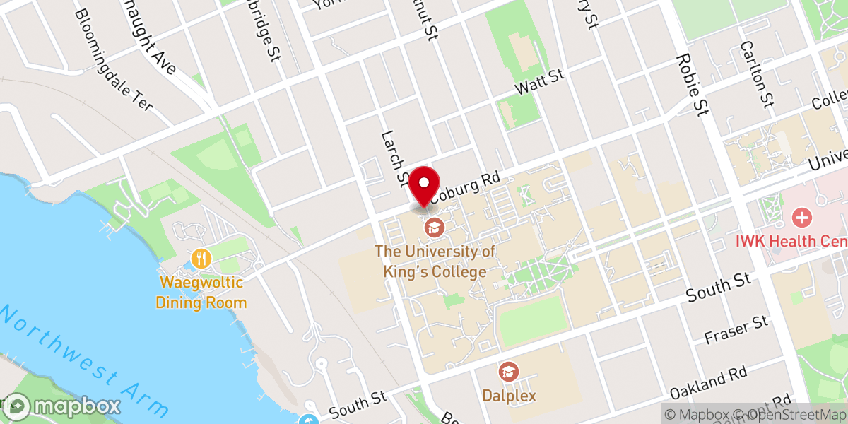 Map showing location of King’s College Chapel