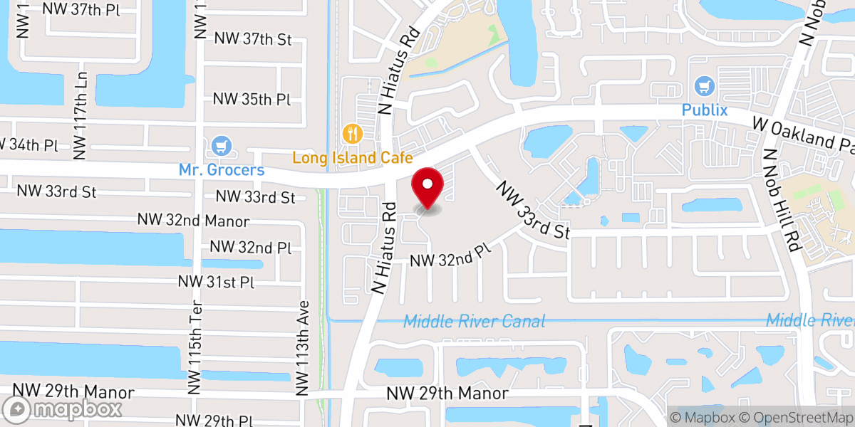 Map showing location of All Saints Catholic Church