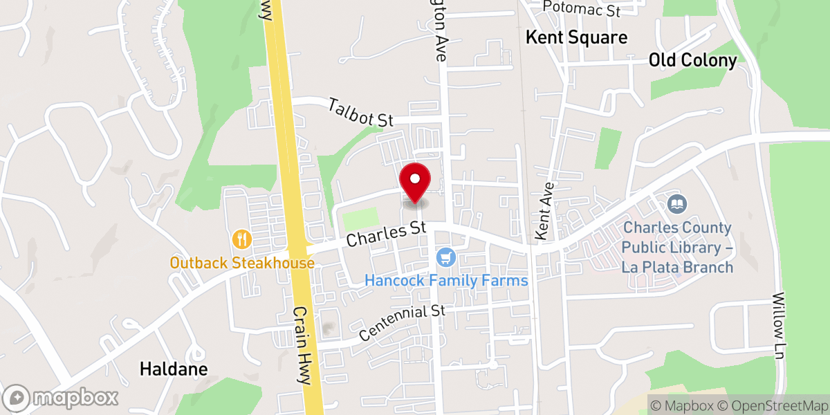 Map showing location of Parish House