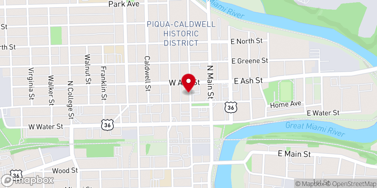Map showing location of Awakenings Christian Fellowship