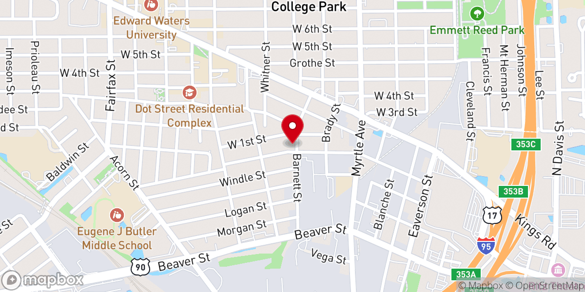 Map showing location of The True Church of the Living God