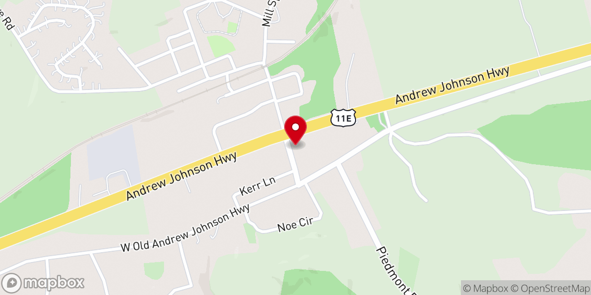 Map showing location of Loy Memorial Church