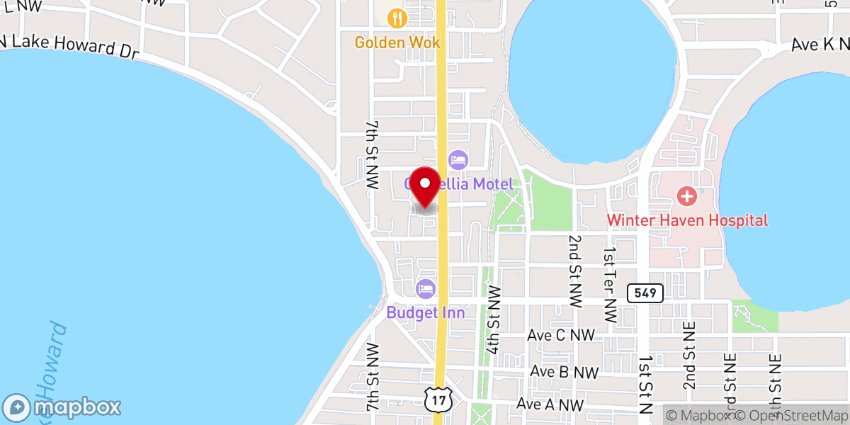 Map showing location of First Step Ministries Inc