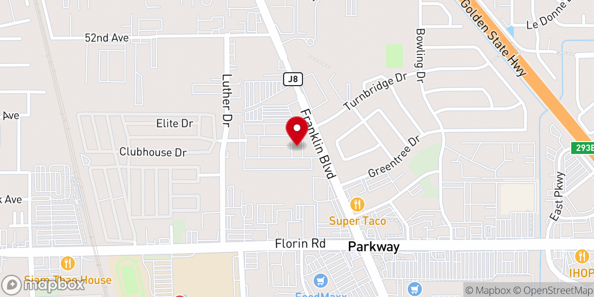 Map showing location of Iglesia Pentecostes El Shadai Inc