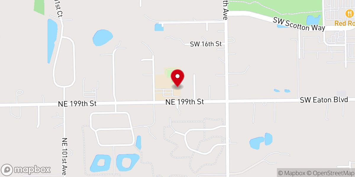 Map showing location of Firm Foundation Christian School