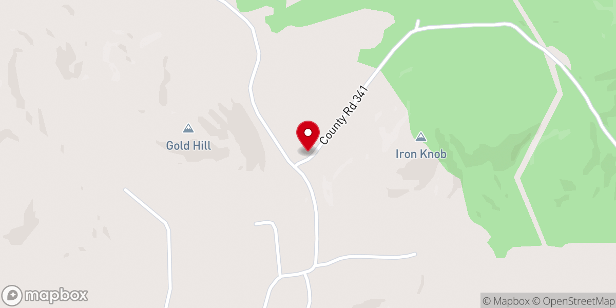 Map showing location of Peachtree Church