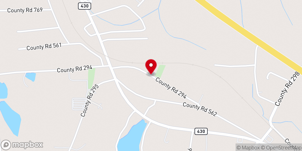 Map showing location of Mt Zion CME Church