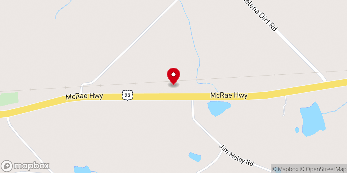 Map showing location of Providence Church