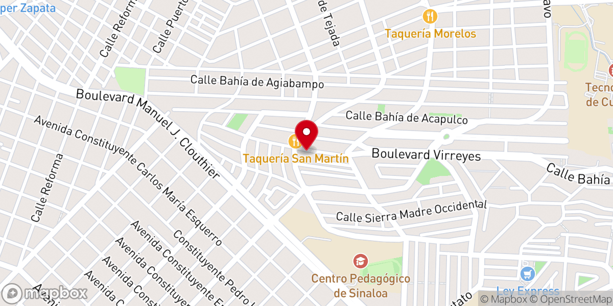 Map showing location of Ministerio Tu Vida en Cristo