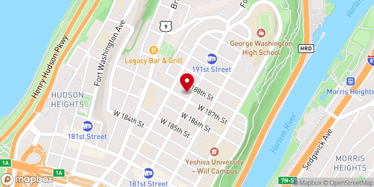 Map showing location of Saints Anargyroi Greek Orthodox Church