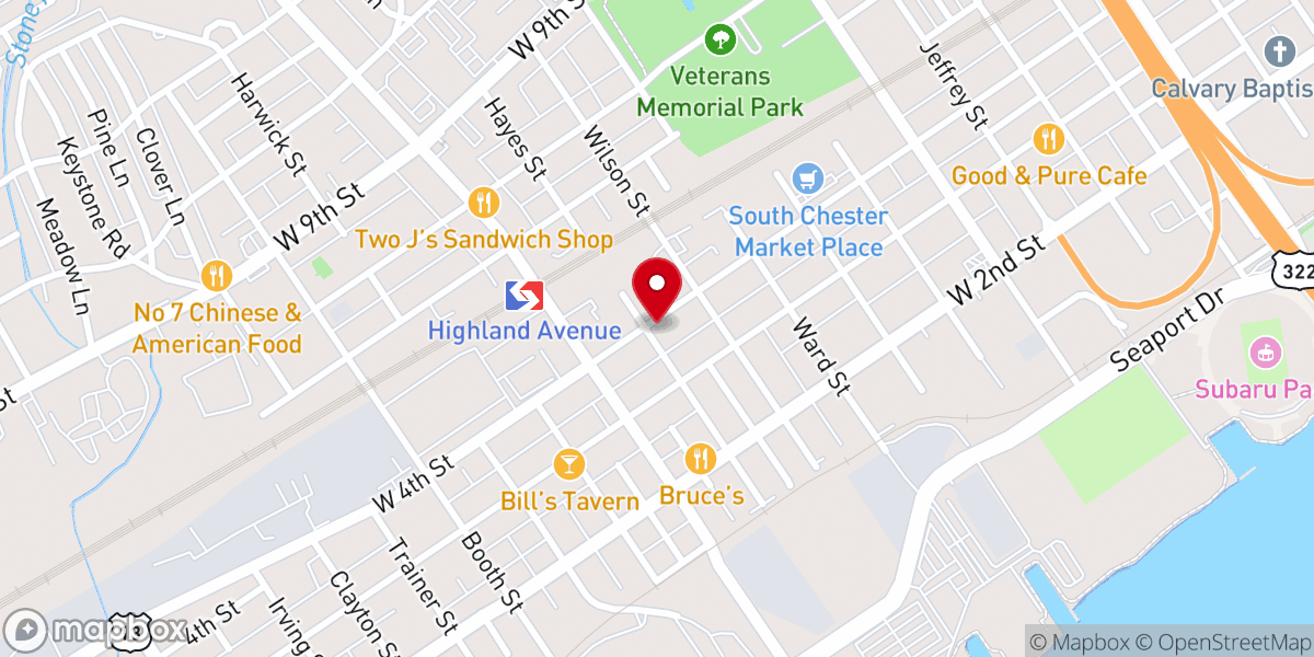 Map showing location of Gods House of Prayer and Repair