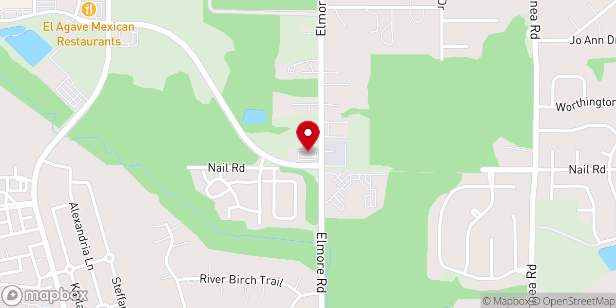 Map showing location of Connect Church