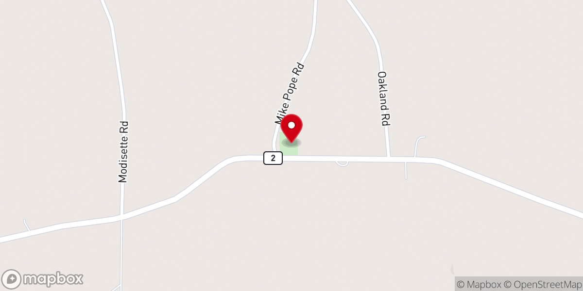 Map showing location of Sexton Church