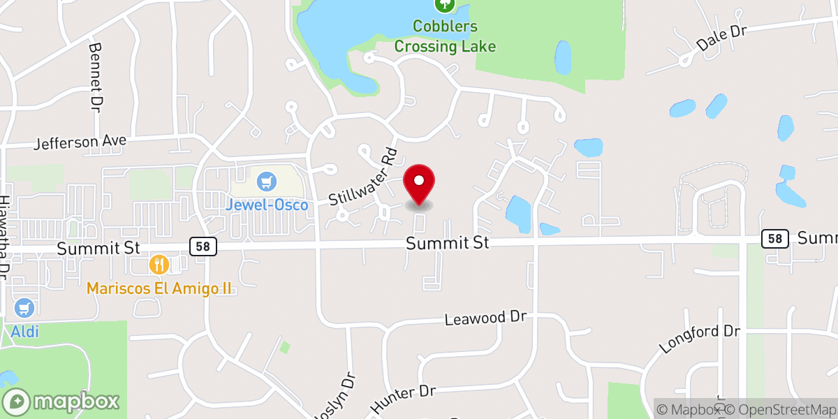 Map showing location of St James AME Church