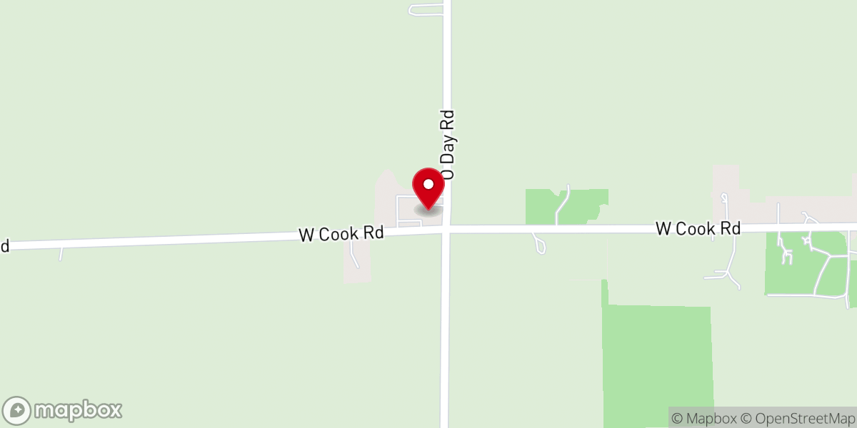 Map showing location of Saint Johns Church