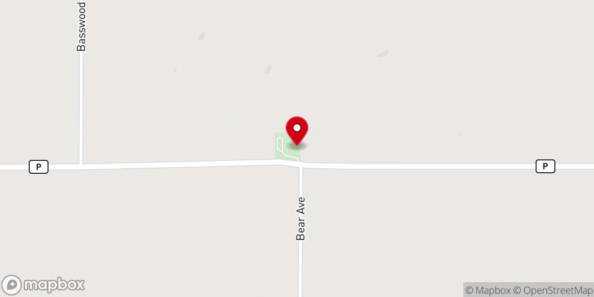 Map showing location of Bethel Church