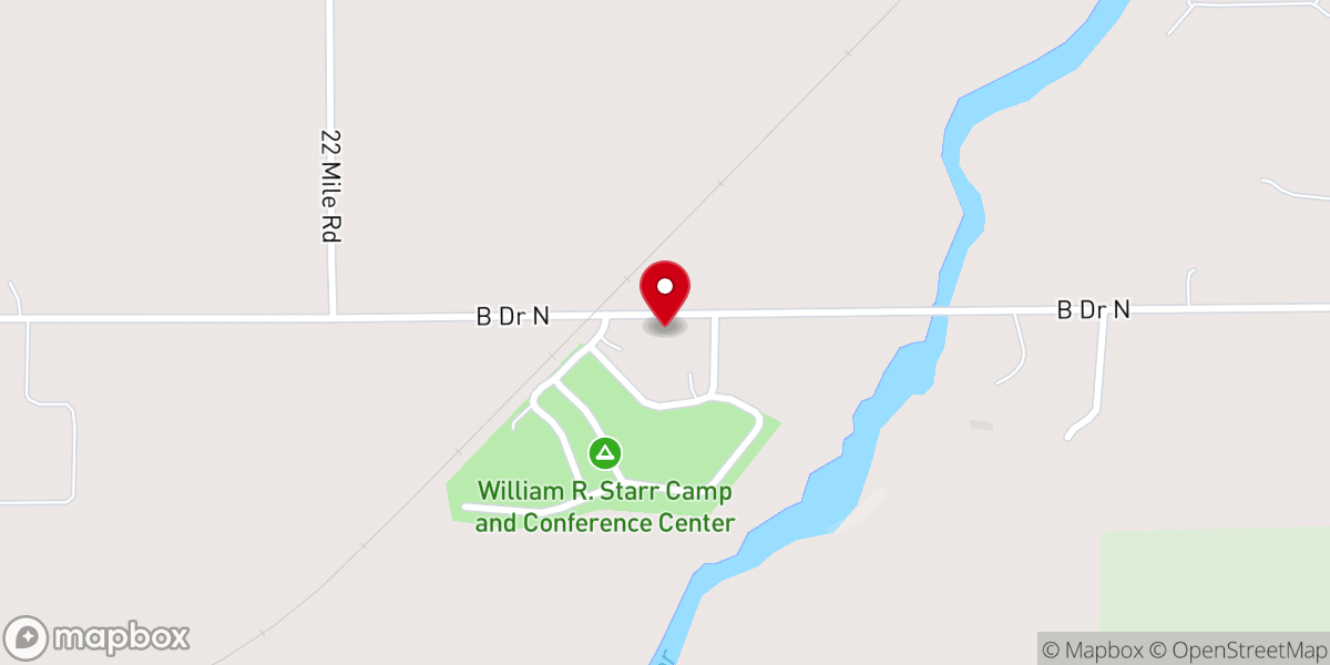 Map showing location of United Pentecostal Church