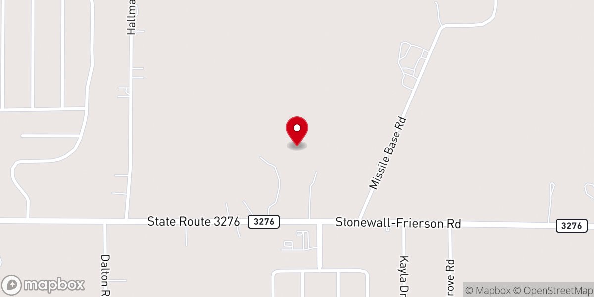Map showing location of Living Water Worship Center