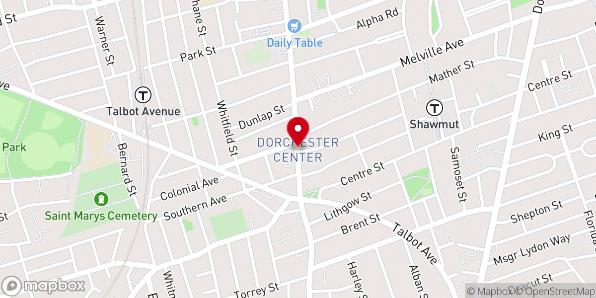 Map showing location of True Light Missionary Baptist Church