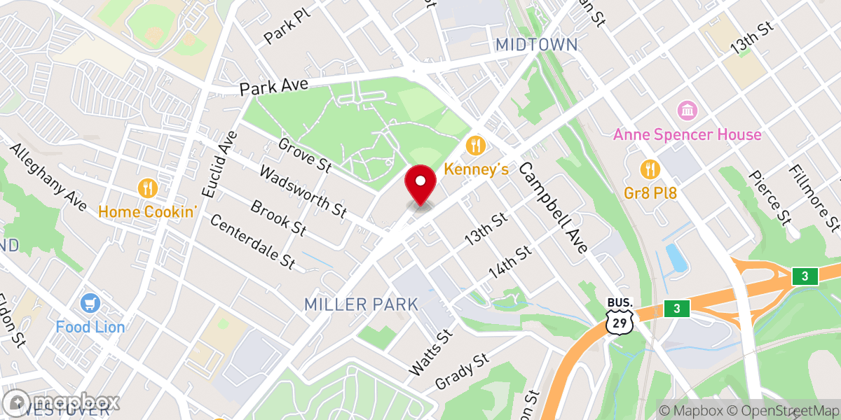 Map showing location of Change Me Ministries & Fellowship