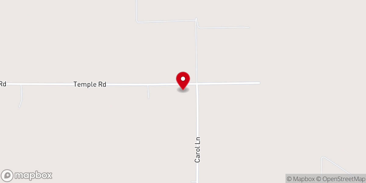 Map showing location of Bee Bayou Faith Chapel