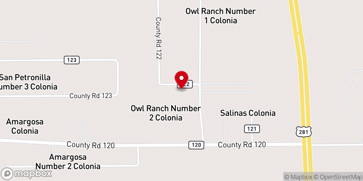 Map showing location of SNDA Catholic Church