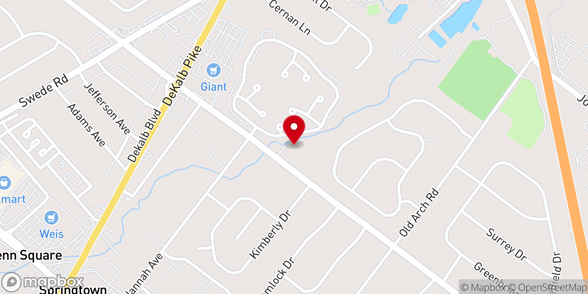 Map showing location of Townline Townhomes