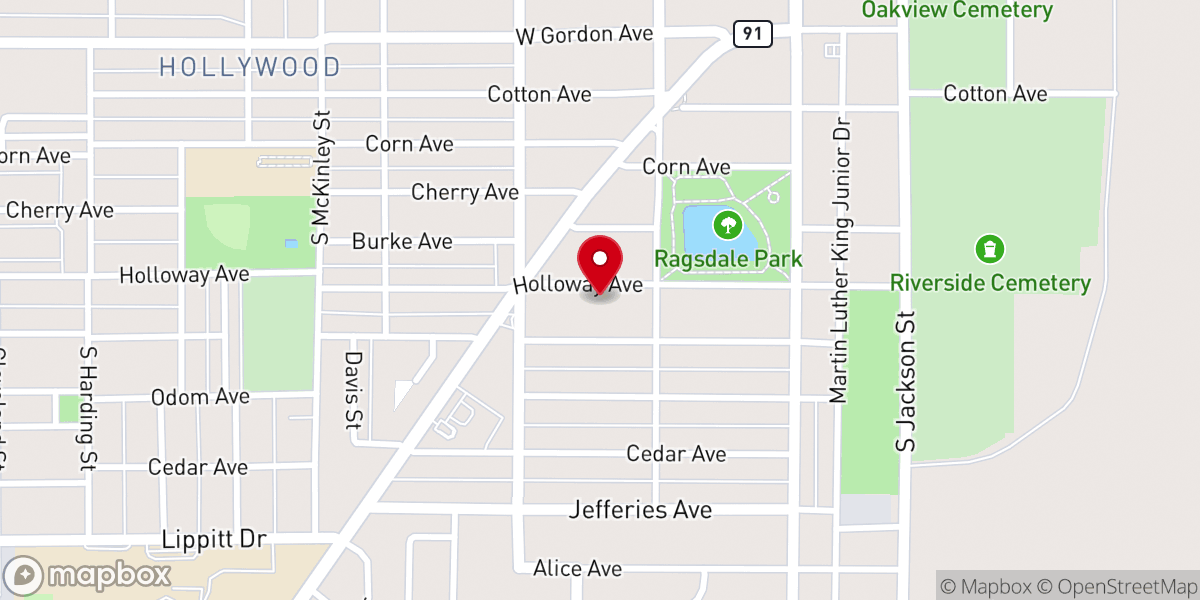 Map showing location of Cray's Chapel Christian Methodist