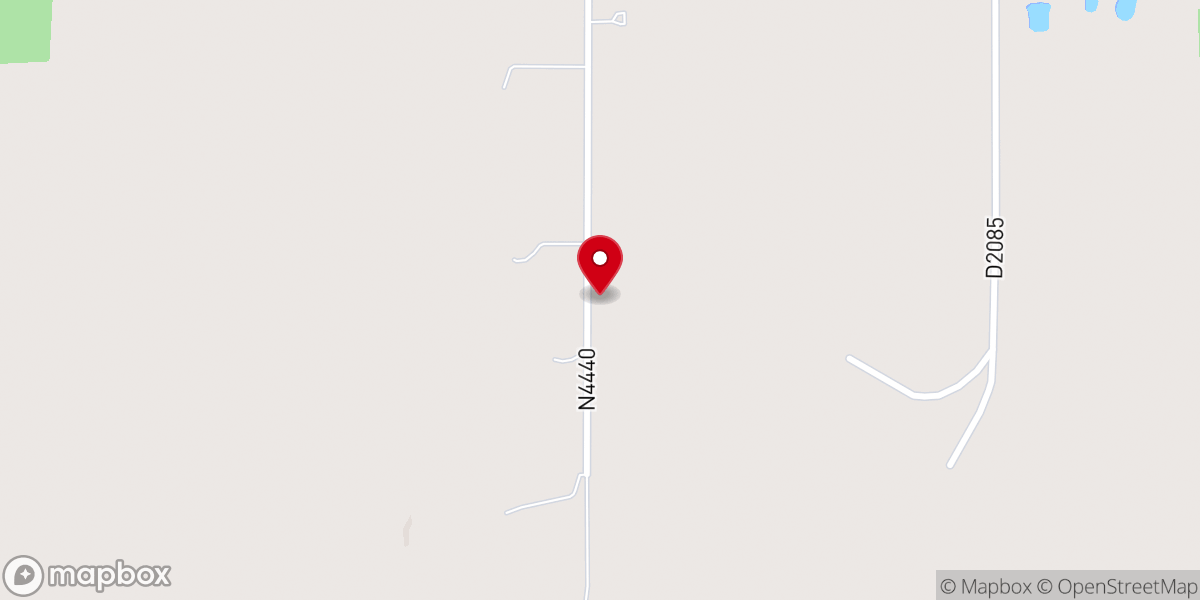 Map showing location of Watermill Freewill Baptist Church