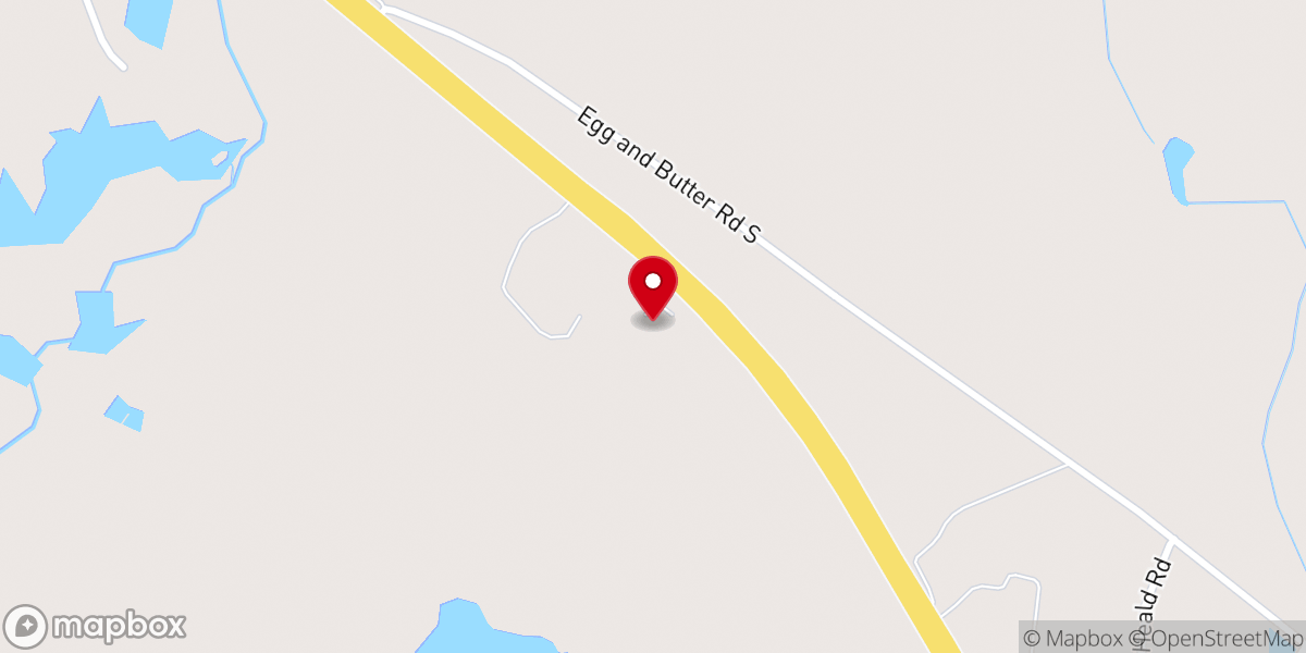 Map showing location of Rose City Church of Christ