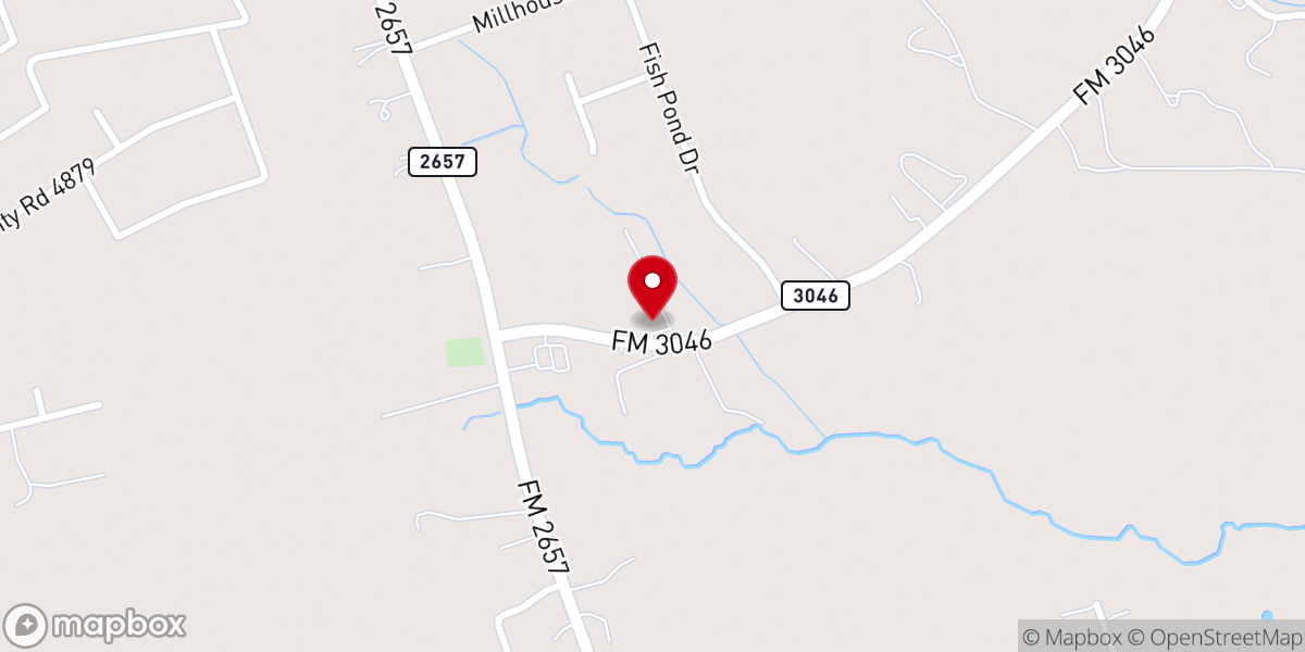 Map showing location of Living Hope Church