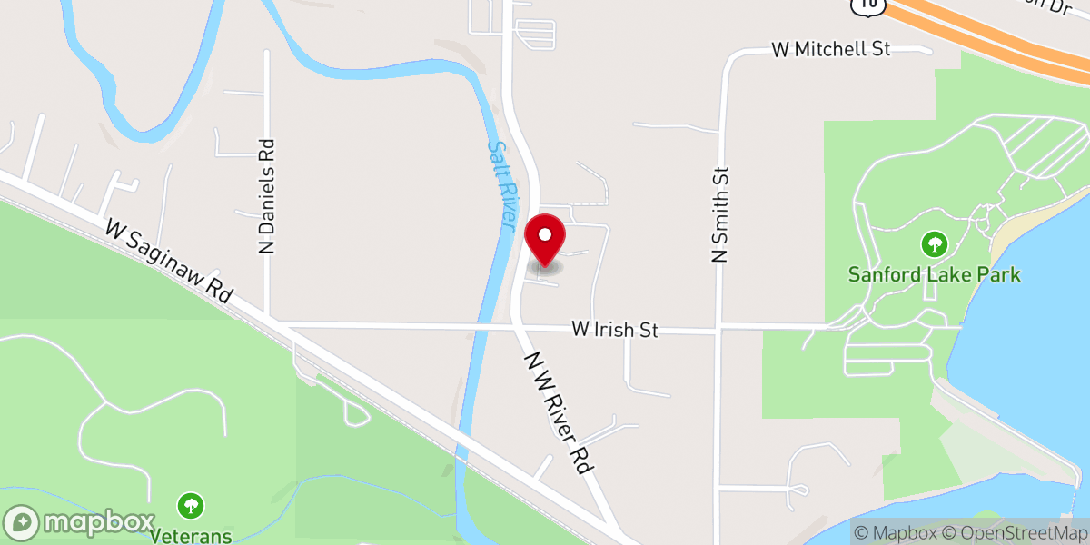 Map showing location of St Agnes Parish