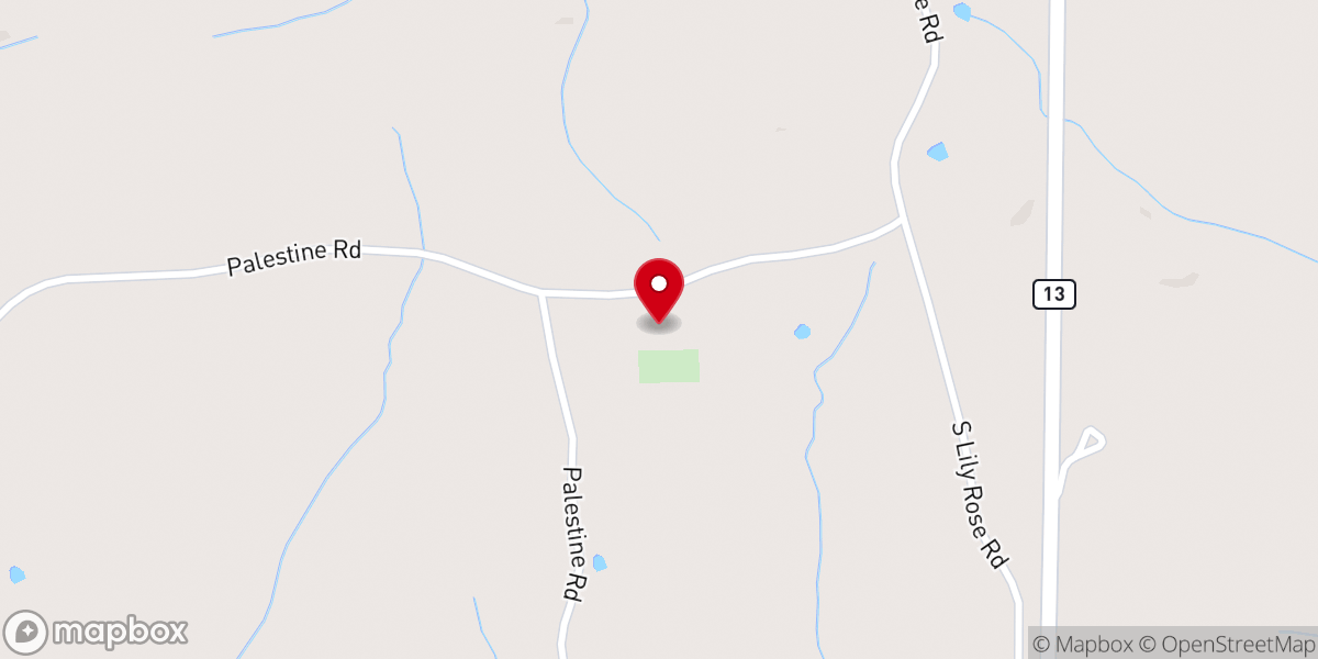 Map showing location of Christ Temple Church