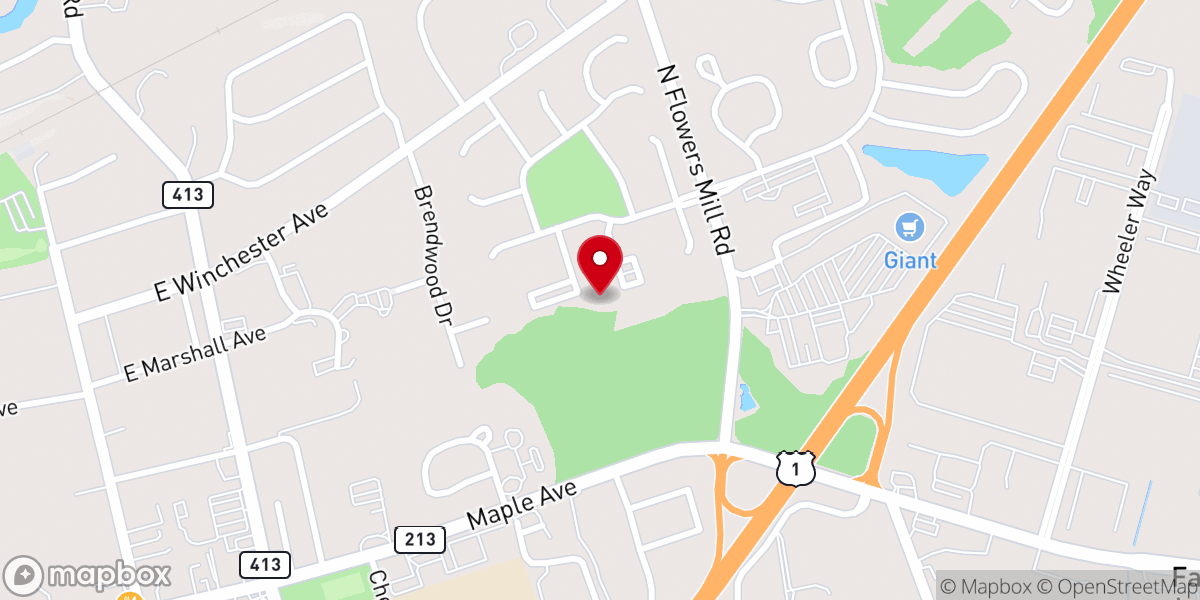 Map showing location of Religious Society of Friends Foundation for the Aging Inc