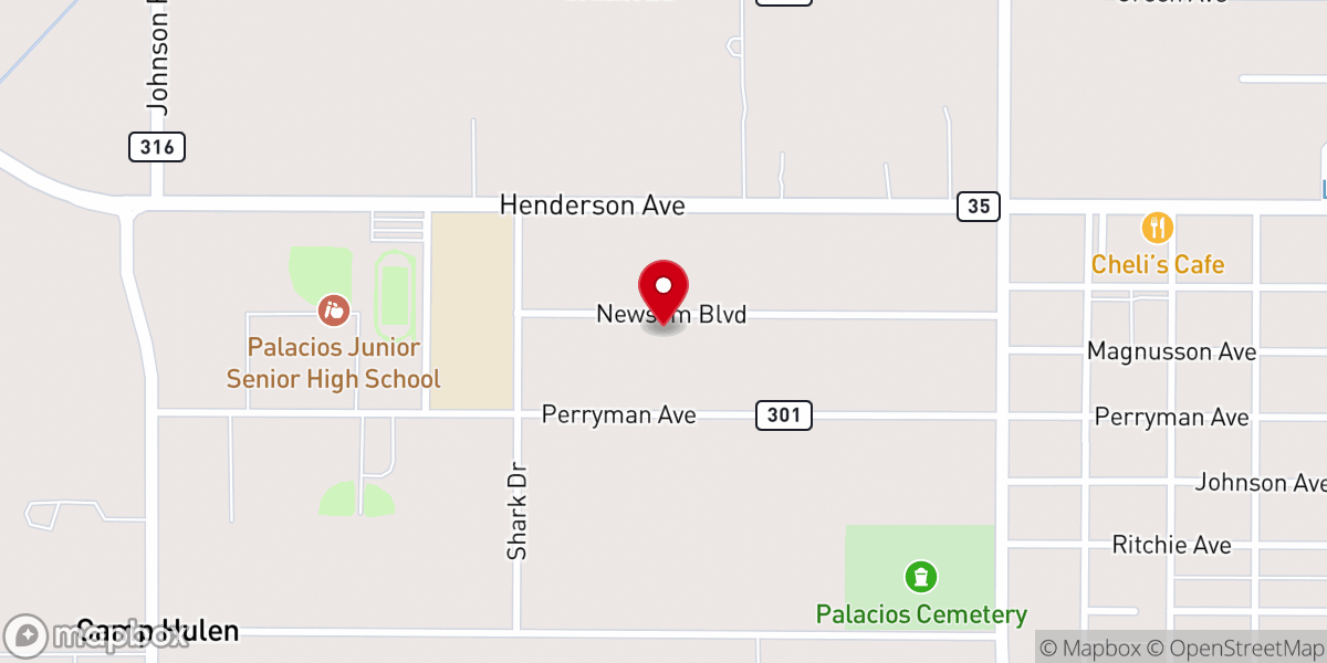 Map showing location of Agape Family Outreach Church