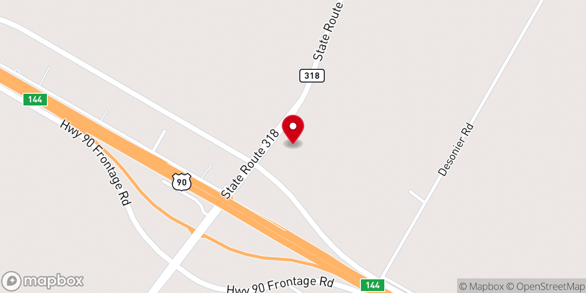 Map showing location of St. Mary Parish Recreation District #5